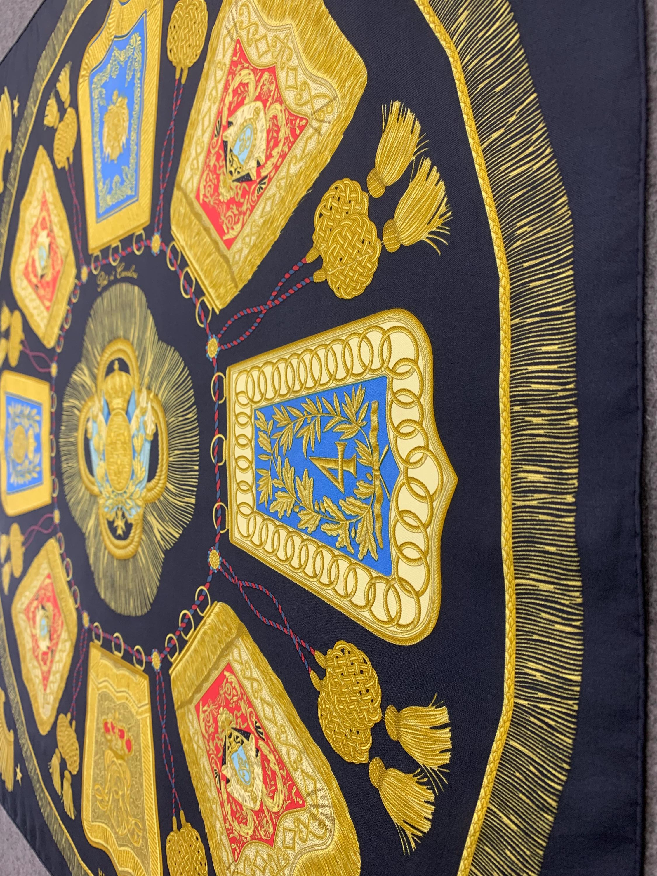 Vintage 90s Hermes Scarf Poste Et Cavalerie by Joachim Metz