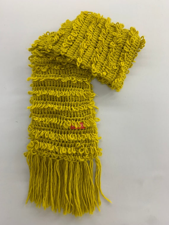 Vintage Fiorucci Knit Scarf, Authentic Fiorucci Y… - image 2