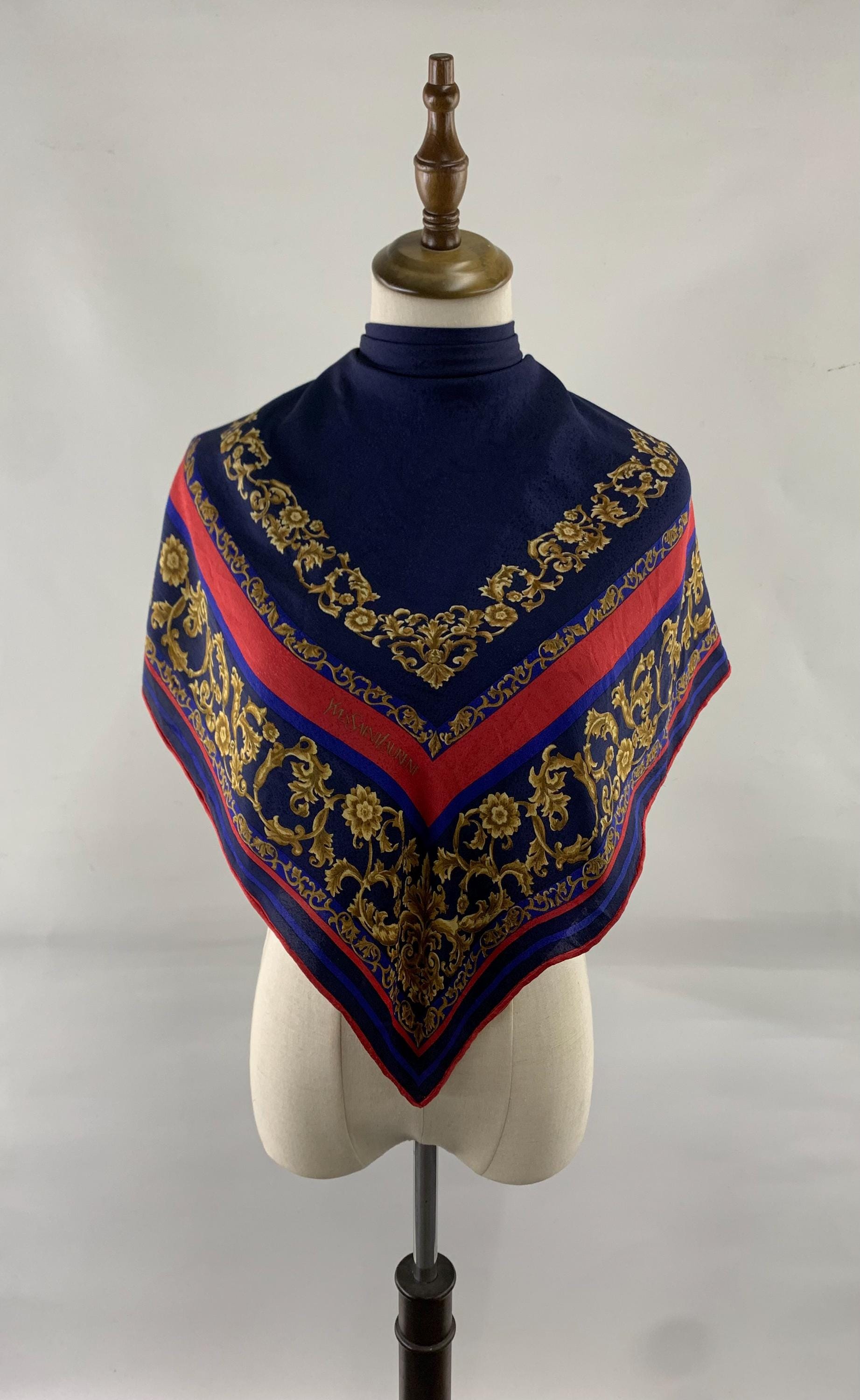 Yves saint laurent scarf - Etsy 日本