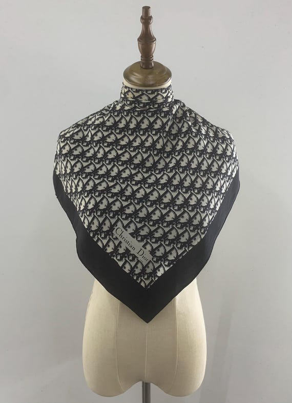 【逸品】 Vintage Christian Dior Silk Scarf | Christian Dior Scarf 小物