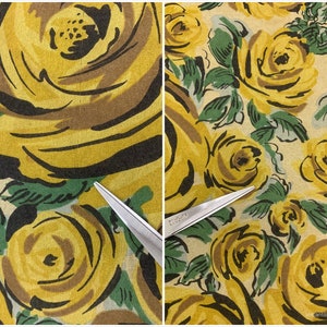 Vintage Bosch Floral Seidenschal 90cm, Gelbe Blumen Drucken Schwarzer Rand, Vintage Schal Quadrat Schal, Carre Foulards Stola Neckwear Bild 10