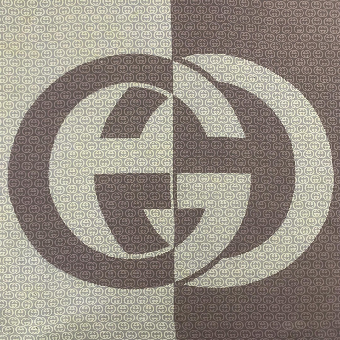 DEFECT | Authentic Gucci Silk Scarf GG Monogram Pattern Scarves Unisex ...