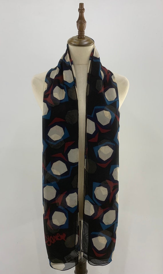 Vintage Diane Von Furstenberg Silk Scarf, Vintage… - image 3