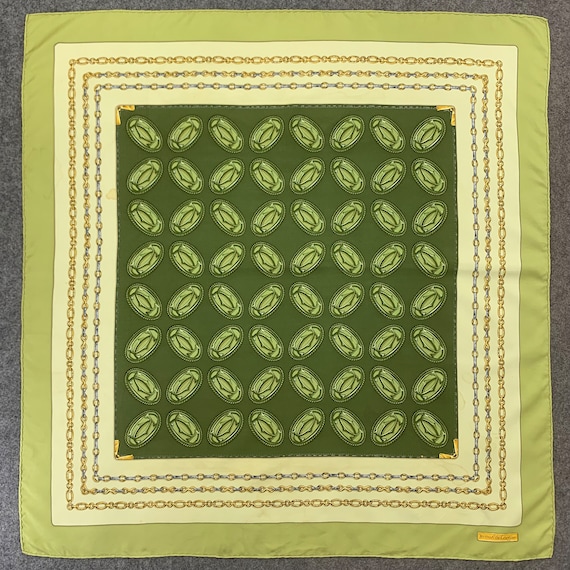 Vintage Les Must de Cartier Silk Scarf Must de Cart… Gem