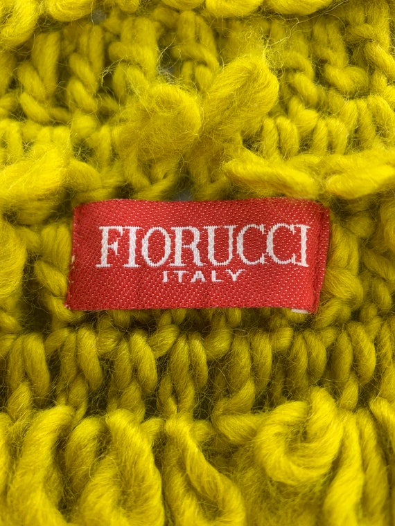 Vintage Fiorucci Knit Scarf, Authentic Fiorucci Y… - image 5