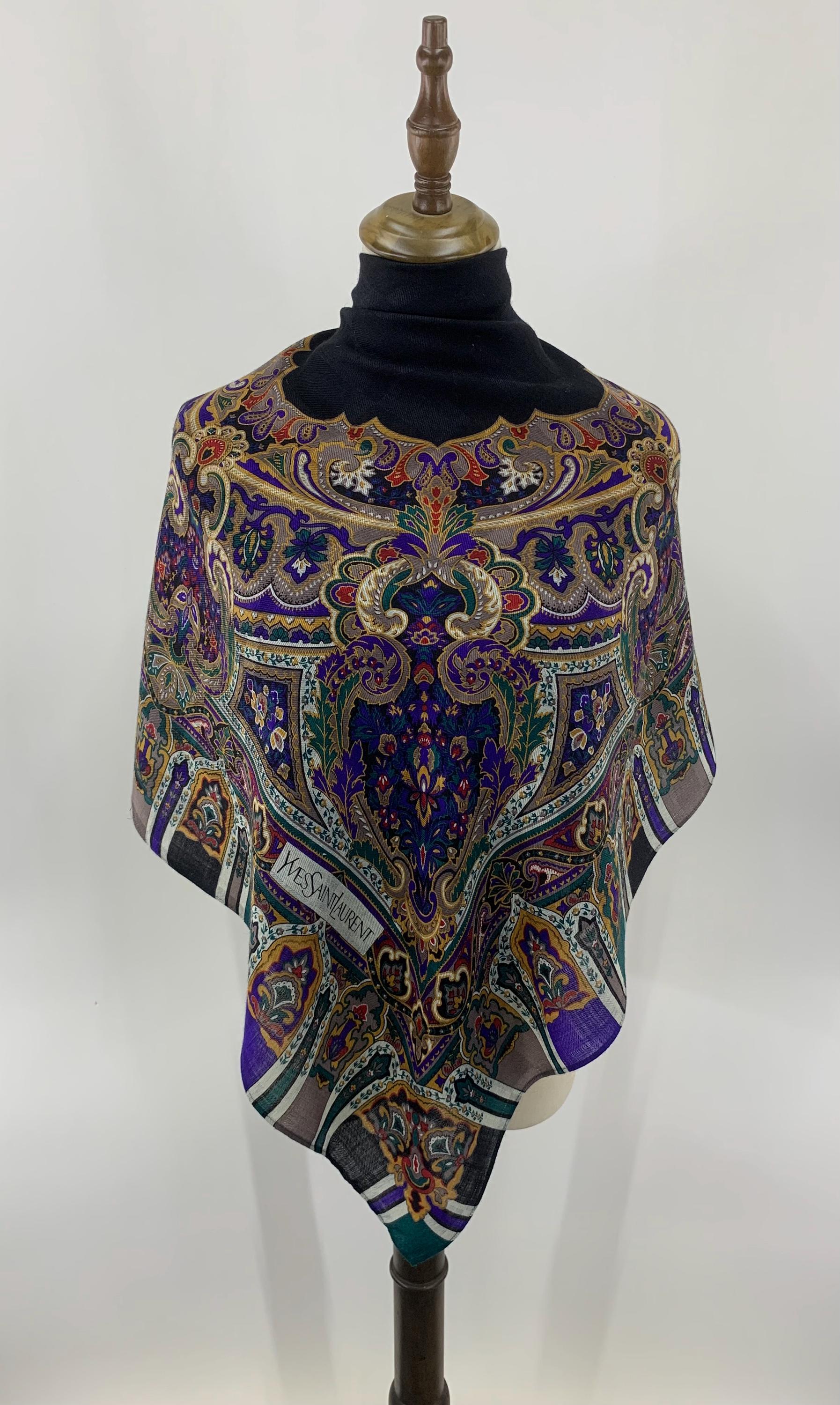 Yves saint laurent scarf - Etsy 日本