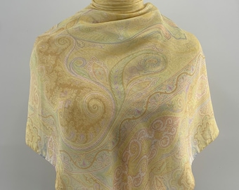 Vintage Etro Milano Silk Scarf, Etro Square Scarf, Etro Shawl Silk, Etro Scarf Top, Etro Silk Scarf Paisley, Etro Punjab Scarf, Etro Wrap