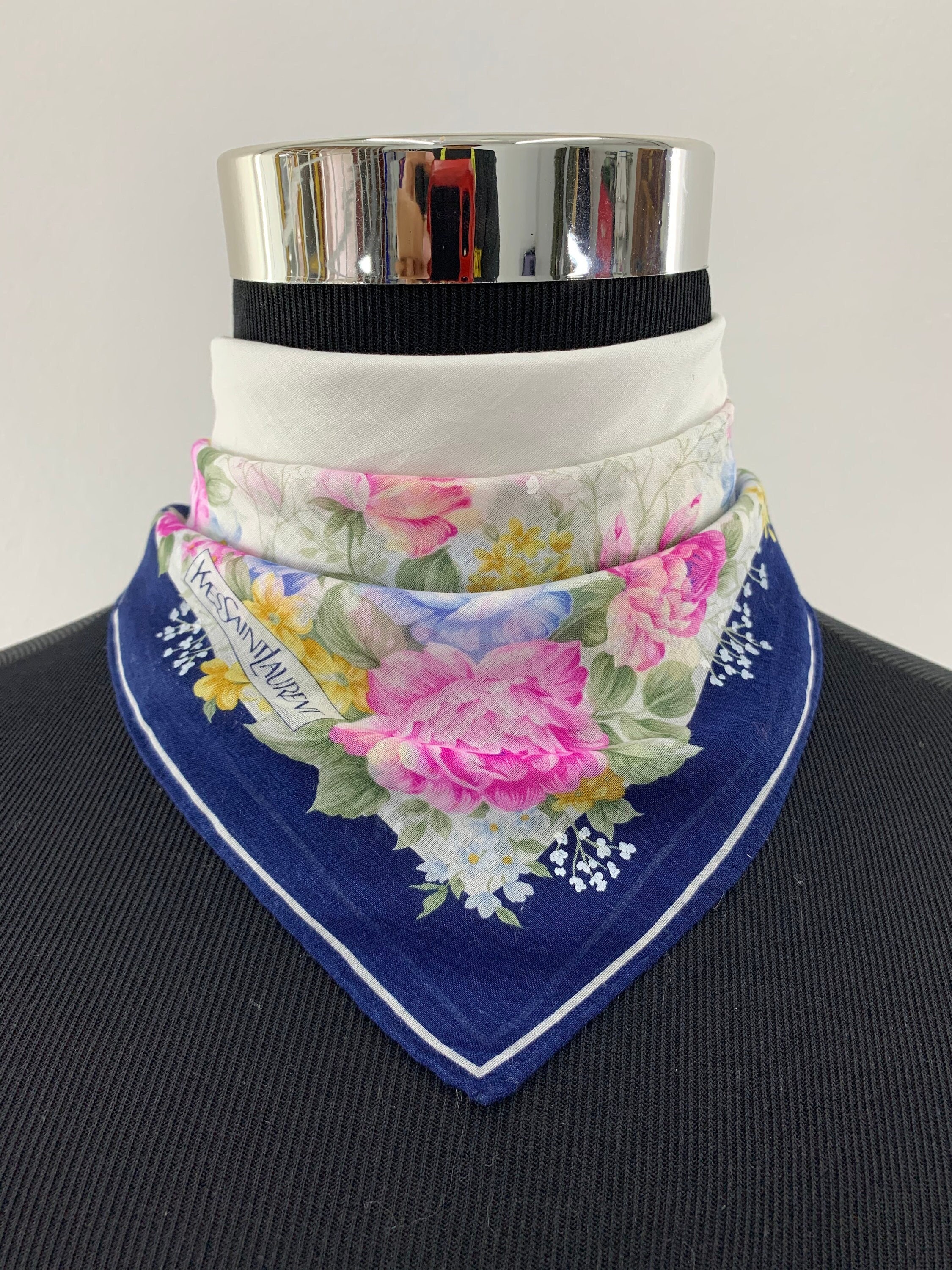 小物 SAINT LAURENT by Hedi Bandanna Scarf Hedi Slimane × Saint Laurent Paris SLP HEDI PAISLEY BANDANA