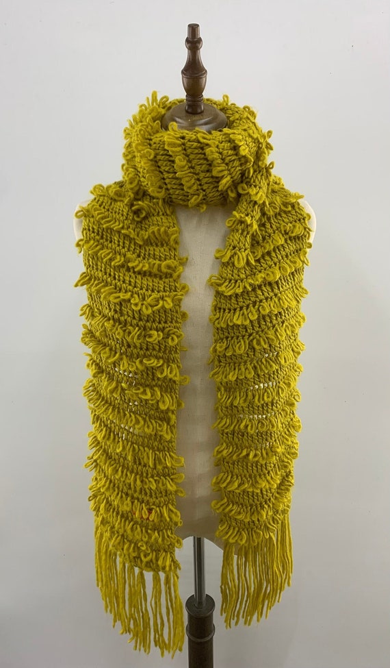 Vintage Fiorucci Knit Scarf, Authentic Fiorucci Y… - image 1