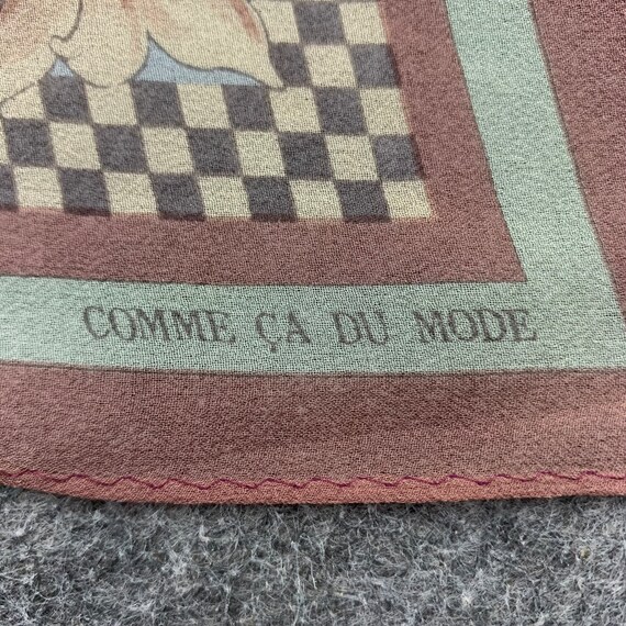 Vintage Comme Ca Du Mode Silk Scarf | Japanese Sc… - image 4