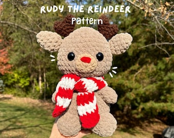 PATTERN ONLY rudy the reindeer pattern