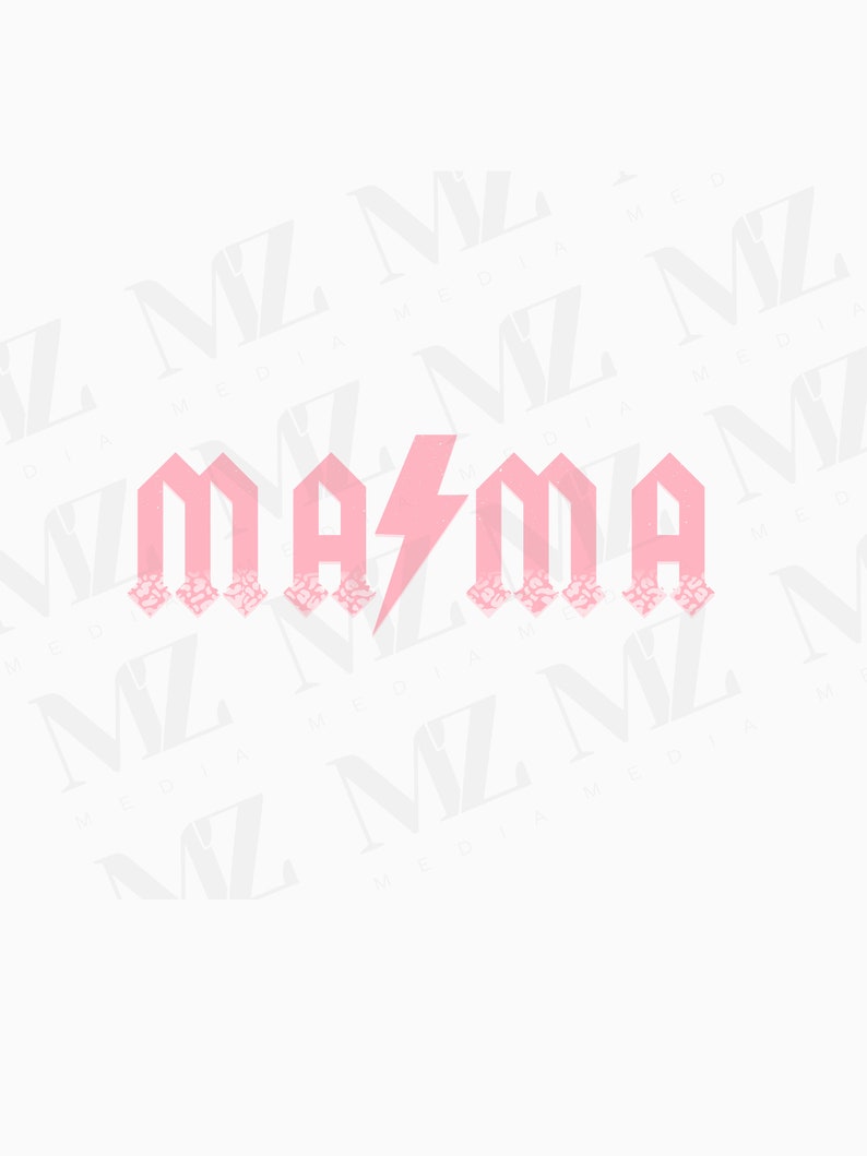 Mama AC/DC Inspired Graphic - Etsy