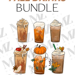 Herbst-Kaffee-Getränke-Bundle - Karamell-Apfelgewürz, Kürbisgewürz und gesalzener Karamell-Mokka