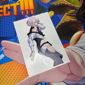 Lucy Cyberpunk Edgerunners   Vinyl Sticker, UV Resistant, Water Proof. For Car, Laptop, Gift, iPad