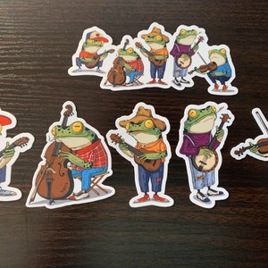 Billy Strings Stickers - BMFS Frog Band Stickers