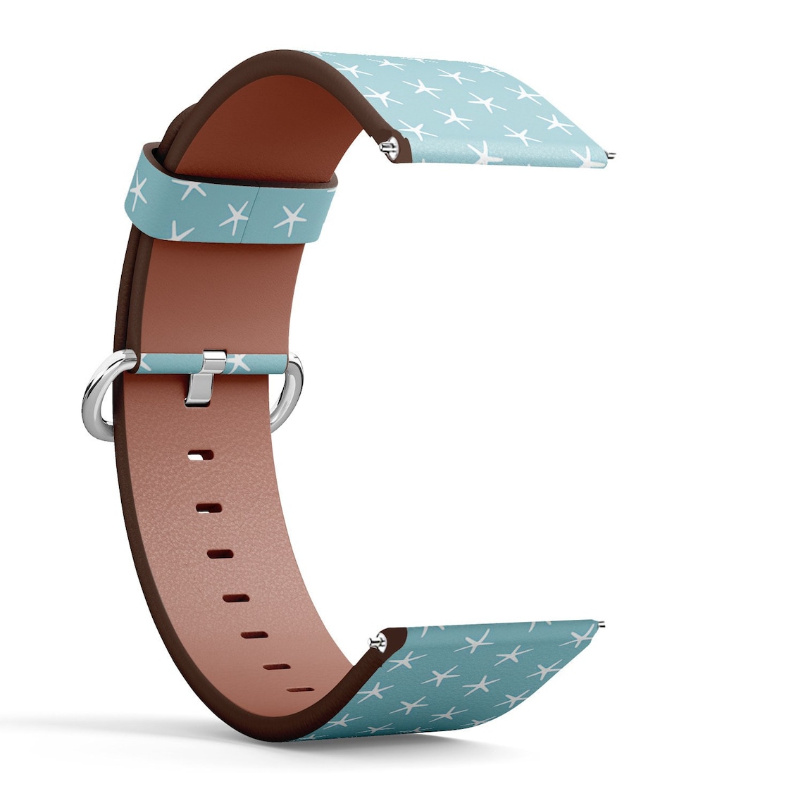 Vegan Leather Watch Strap 18mm 20mm 22mm 23mm Cute Sea Stars Etsy