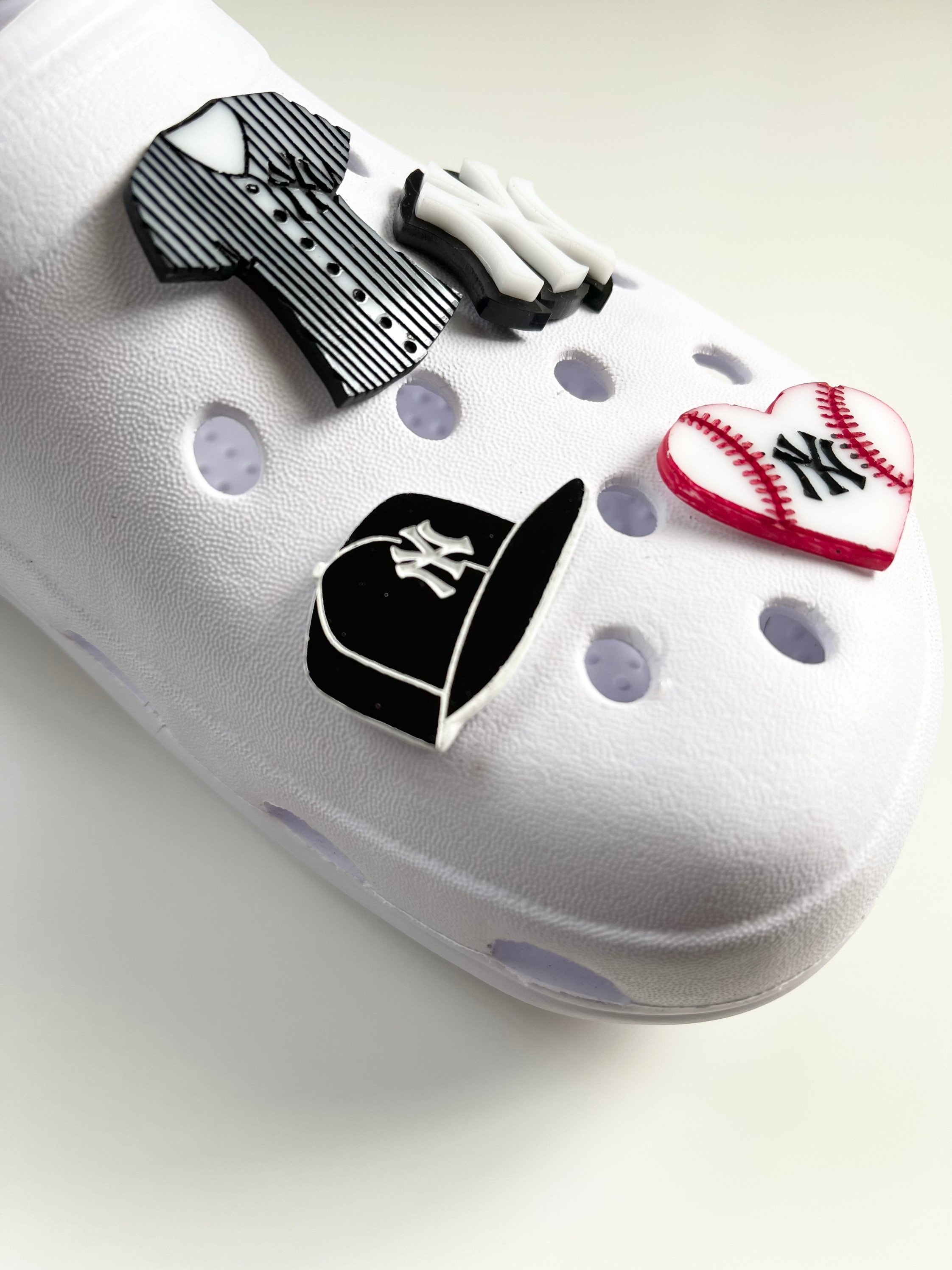 Croc Charms Yankees Etsy