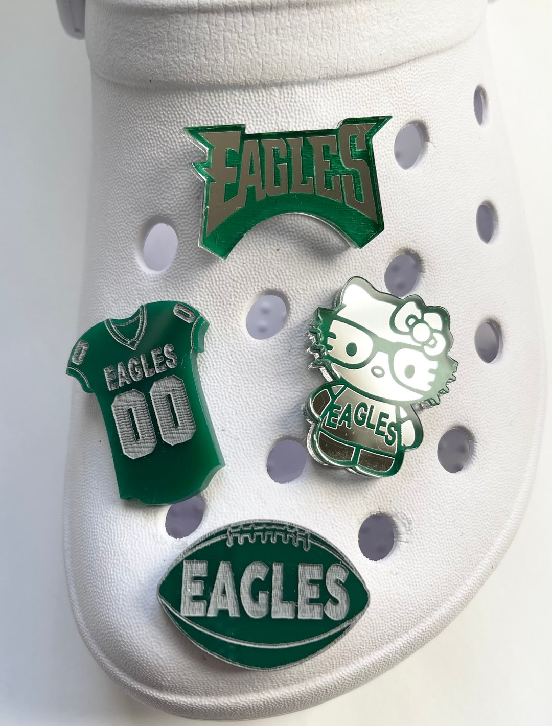 Croc Charms Eagles Etsy