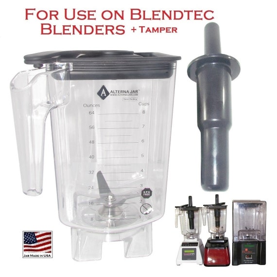 Alterna Jar 80oz With FREE Tamper for Blendtec Blenders Replaceable Blade  Assembly 