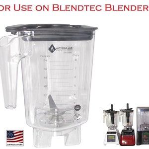 Alterna Jar 80 ounces - fits on Blendtec Blenders with replaceable blade assembly