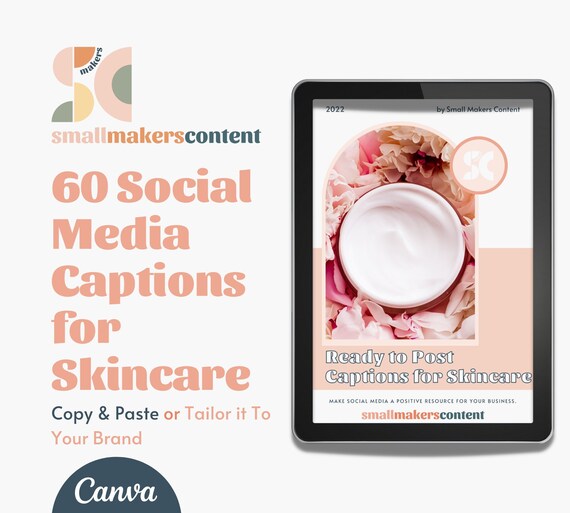 60 Pre Written Captions for Skincare Ready to Post Instagram Etsy