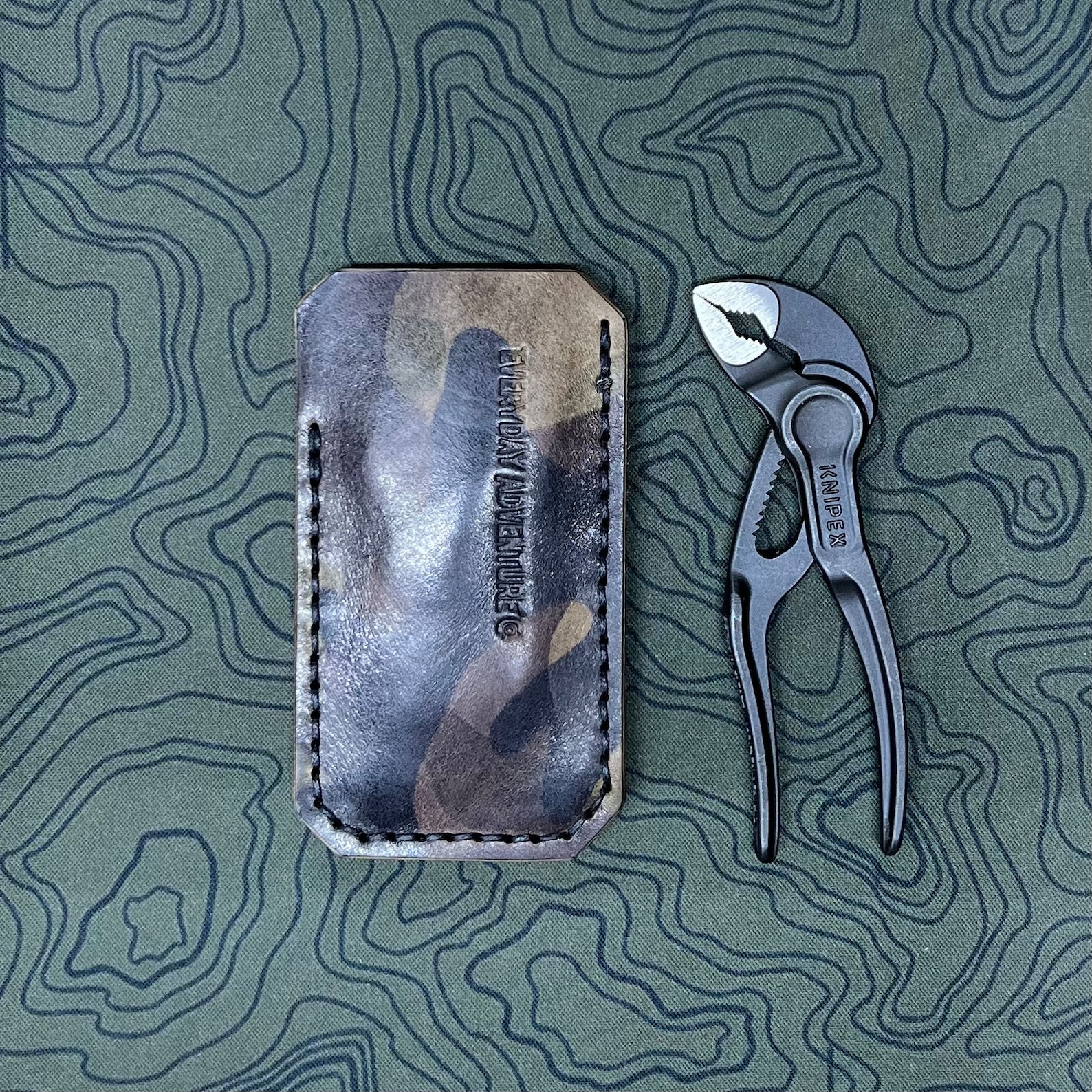 Knipex Cobra XS Pliers Camo Leather Slip Sheath EDC Etsy