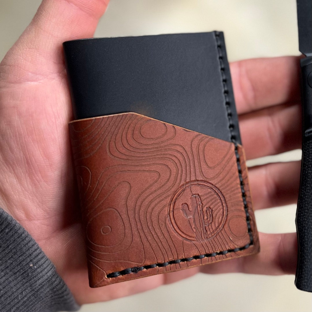 The Rubicon Minimalist Topo Wallet EDC Front Pocket Wallet Topograph ...