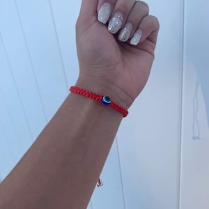 Men&#39;s Women&#39;s Evil Eye Bracelet, Protection Bracelet, Red String Bracelet, Pulsera Hilo Rojo
