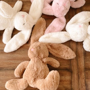 New born keepsake gift , personalized gift for toddlers , kids embroidered present, personalized stuffed bunny, floppy ear bunny nursery