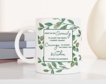 Serenity Prayer Mug | Serenity Prayer Gift | Serenity Prayer