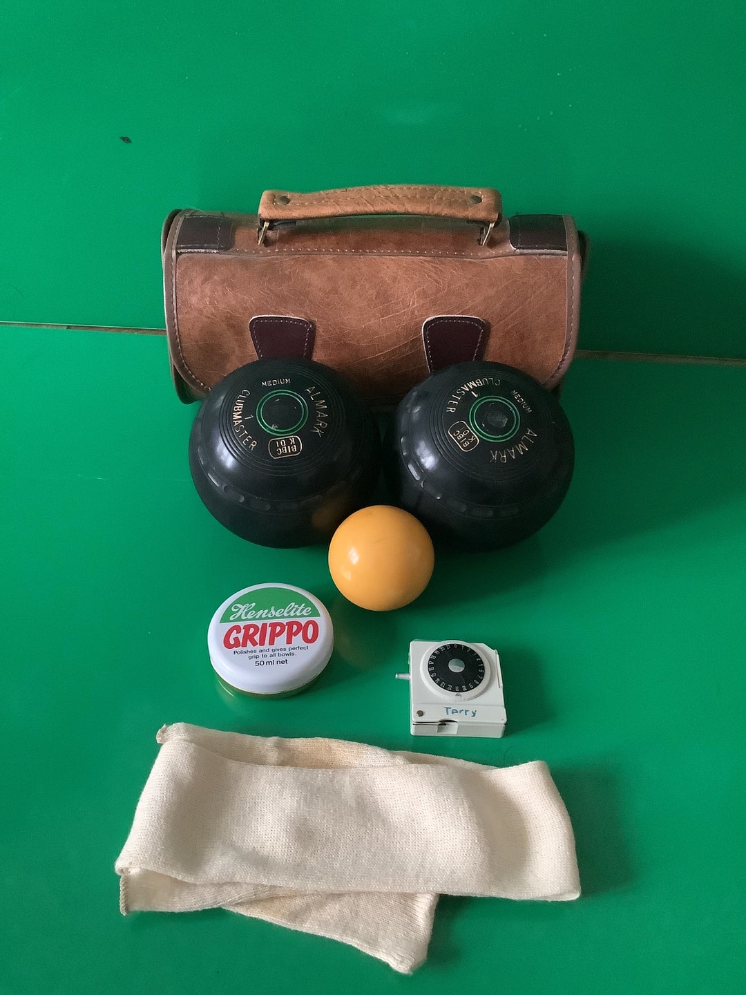 Set of Two Bowling Balls & Jack Etc in Carry Bag Etsy