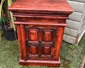 Beautiful 1980s hardwood small Cupboard 24 x 18 x 12 inches