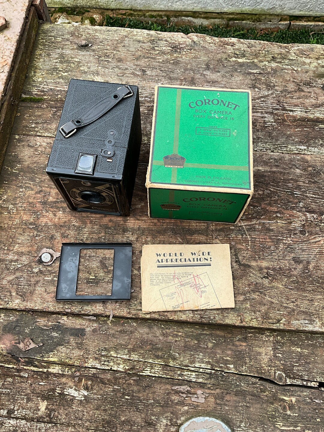 Boxed 1930s Coronet Box Camera in Original Box With Instructions - Etsy