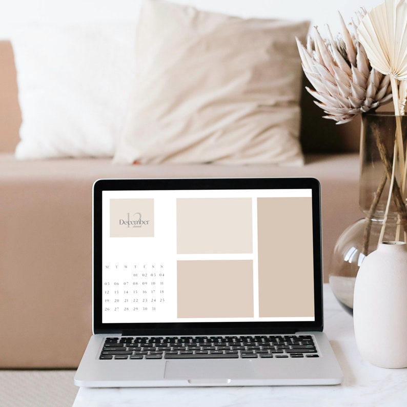 2022 DIGITAL Desktop Wallpaper Calendar and Organizer FREE