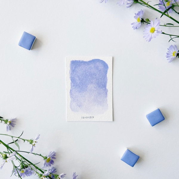 Lavender | Handmade Watercolor | Vegan