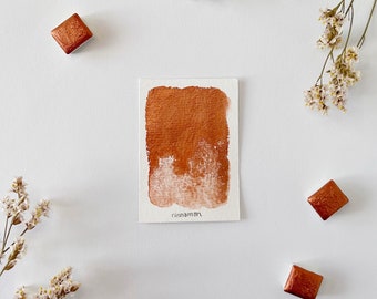 Cinnamon | Mica | Handmade Watercolor | Vegan