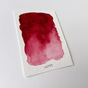 Handmade Watercolor Velvet Vegan image 3