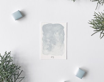 Handmade Watercolor | Fog | Vegan