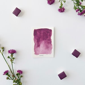 Malva | Acquerello fatto a mano | Vegano