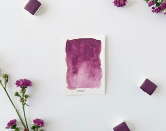 Mauve | Handmade Watercolor | Vegan