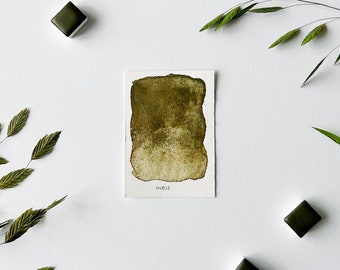 Moss | Handmade Watercolor | Vegan