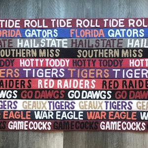 Beaded Game Day Straps Licensed | School Straps | Stadium Straps | University | Gifts | Back to School | Football