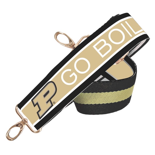 PURDUE - Licensed - Go Boilers | Game Day | Clear Purse | Stadium Strap | College Strap | Crossbody | Back to School | Gifts | Boilers