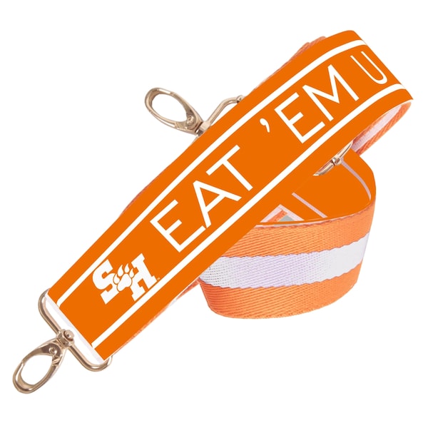 SAM HOUSTON STATE - Licensed - Eat 'Em Up | Game Day | Clear Purse | Stadium Strap | College Strap | Crossbody | Back to School | Gifts