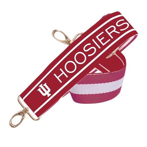 INDIANA - Licensed - Hoosiers | Game Day | Clear Bag | Stadium | Tailgate | Crossbody | Back to School | Gifts | Football | Adjustable | UI