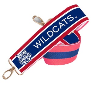 ARIZONA (2) - Licensed - Wildcats | Game Day | Clear Purse | Stadium Strap | College Strap | Crossbody | Back to School | Gifts | Fan | UA