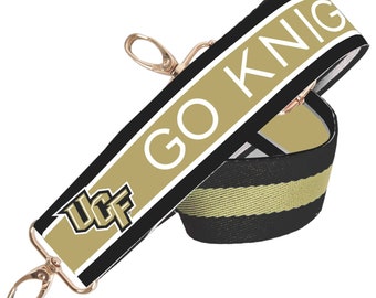 CENTRAL FLORIDA - Licensed - Go Knights | Game Day | Clear Purse | Stadium Strap | College Strap | Crossbody | Back to School | Gifts | UCF