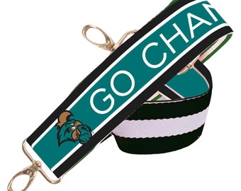 COASTAL CAROLINA - Licensed - Go Chanticleers | Tailgate | Stadium | Crossbody | Game Day | Gifts | Back to School | Clear Bag | Purse Strap