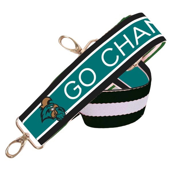 COASTAL CAROLINA - Licensed - Go Chanticleers | Tailgate | Stadium | Crossbody | Game Day | Gifts | Back to School | Clear Bag | Purse Strap