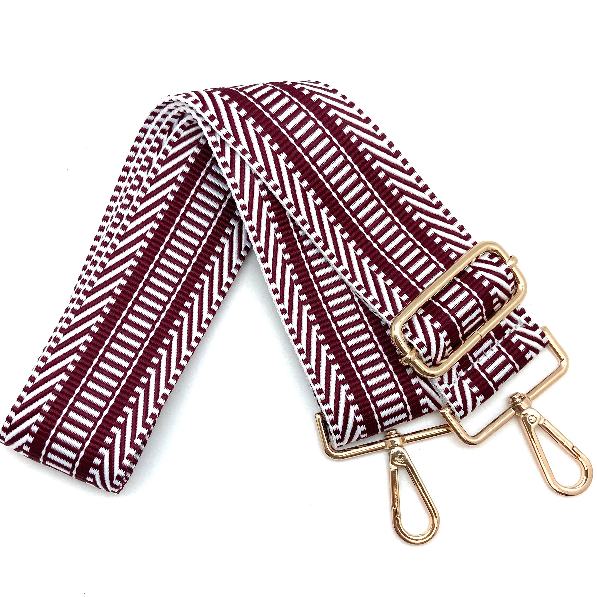 Striped over-the-shoulder strap – Cushette